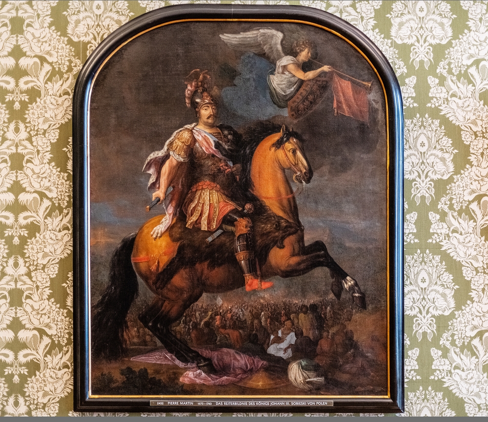 Photo montrant Horse portrait of John III Sobieski in the New Palace in Schleißheim