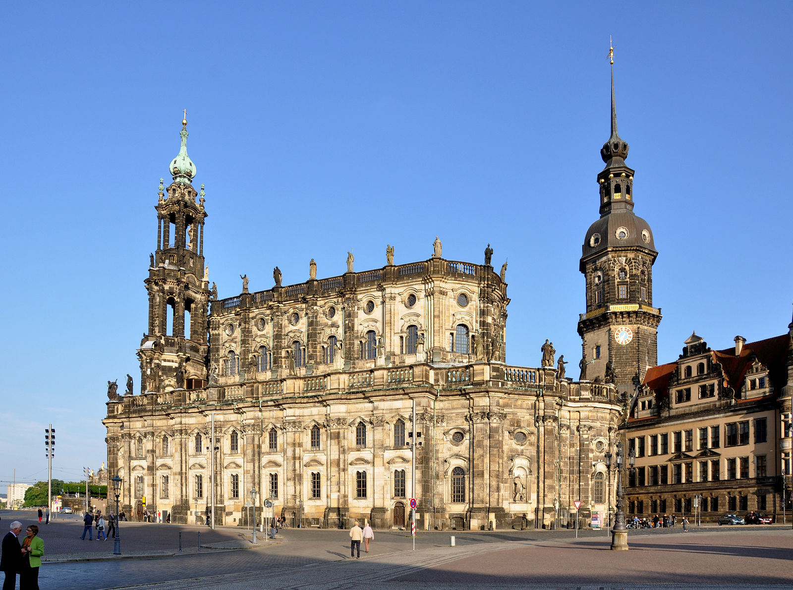 Fotografia przedstawiająca Holy Trinity Cathedral in Dresden