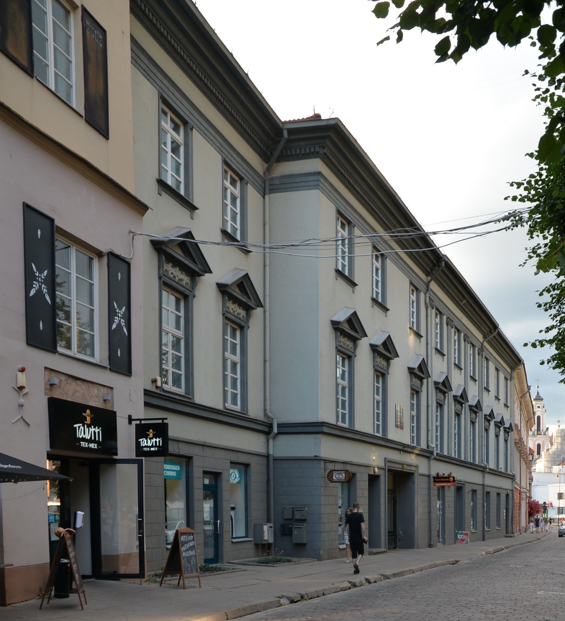 Fotografia przedstawiająca Pociej\'s (Brzostowski) Palace in Vilnius