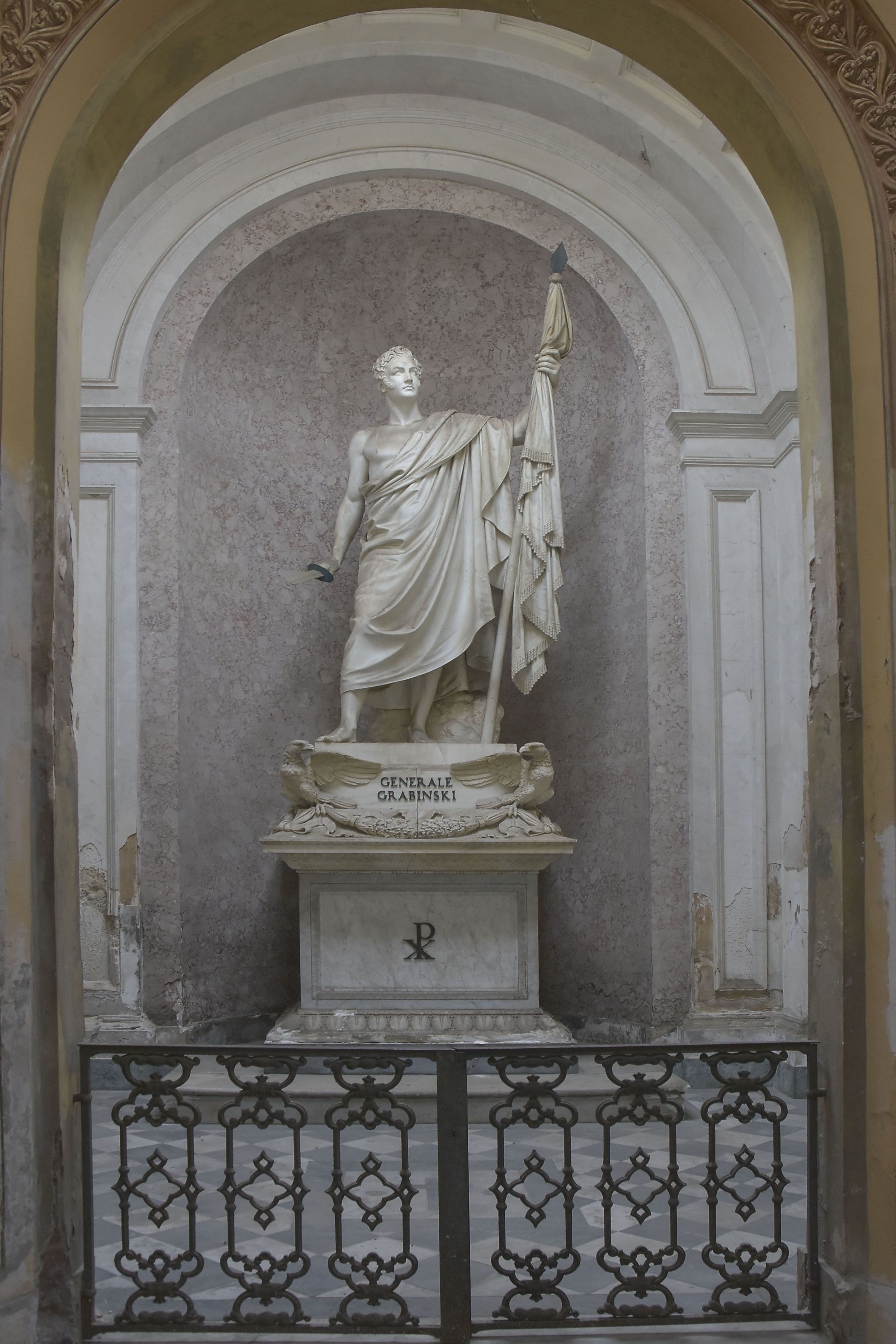 Fotografia przedstawiająca Chapel dedicated to Giuseppe Grabinski in the Certosa cemetery in Bologna