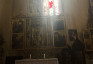 Fotografia przedstawiająca Gothic altar of Our Lady of the Snows in the Basilica of St. James in Levoèa