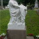 Fotografia przedstawiająca Sculpture by Henryk Dmochowski at Laurel Hill Cemetery in Philadelphia