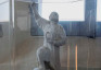 Photo montrant Plaster model of a sculpture of Nicolaus Copernicus in the Museo della Specola in Bologna