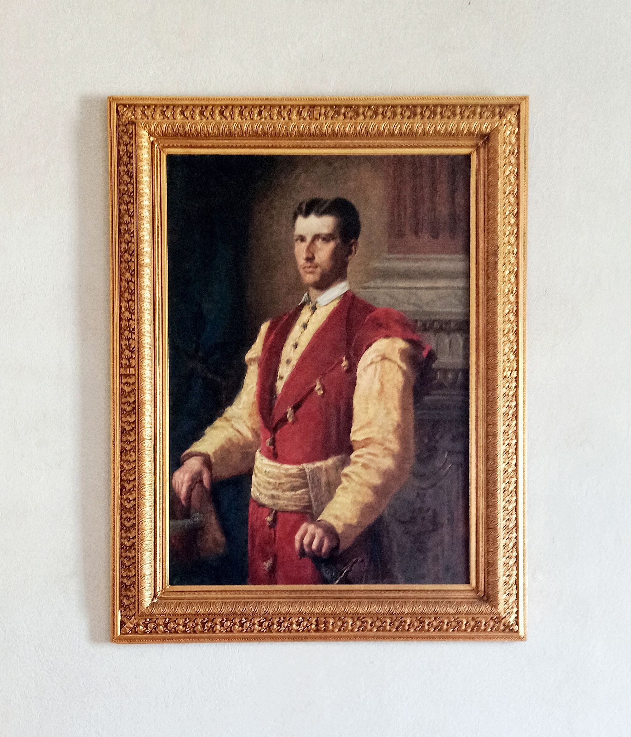 Fotografia przedstawiająca Portrait of Edward Adam Stadnicki in Vranov on the Dyje River