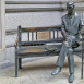 Photo showing Jan Karski bench in New York