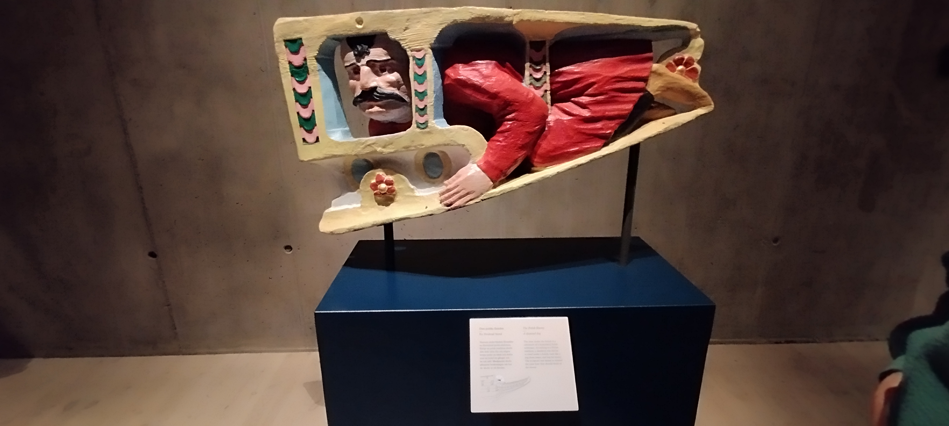 Fotografia przedstawiająca Rzeźba polskiego szlachcica w Muzeum Vasa w Sztokholmie