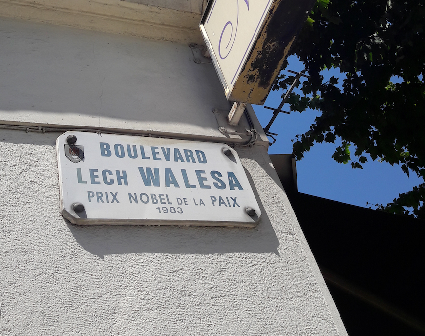Fotografia przedstawiająca Bulwar im. Lecha Wałęsy