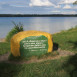 Fotografia przedstawiająca Stone on the shore of Lake Svitez