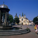 Fotografia przedstawiająca Collegiate Church of the Blessed Virgin Mary St. Mary and St. Andrew and St. Stanislav in Ivano-Frankivsk