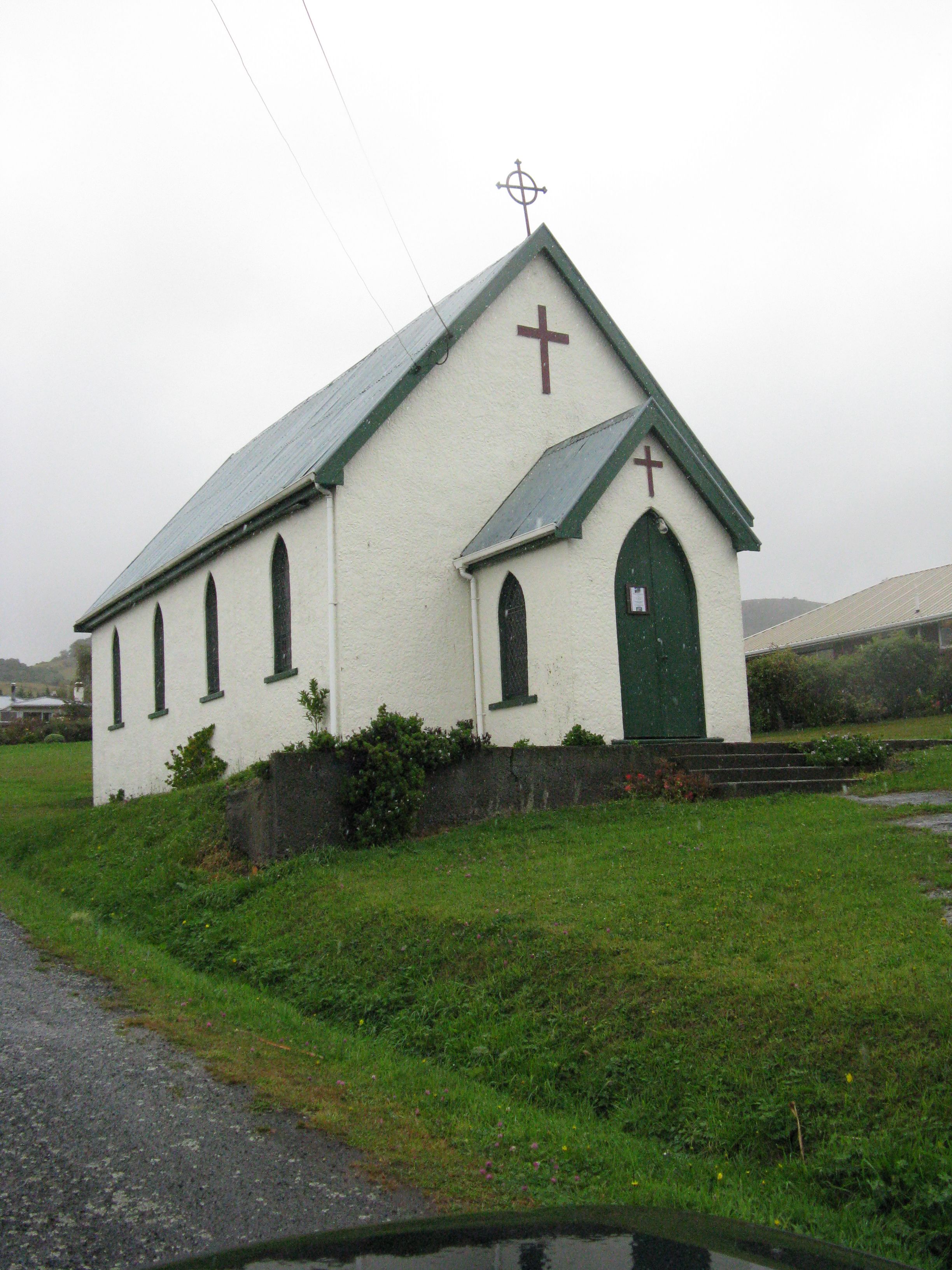 Fotografia przedstawiająca St Hyacinth\'s Church in Waihola, Dunedin