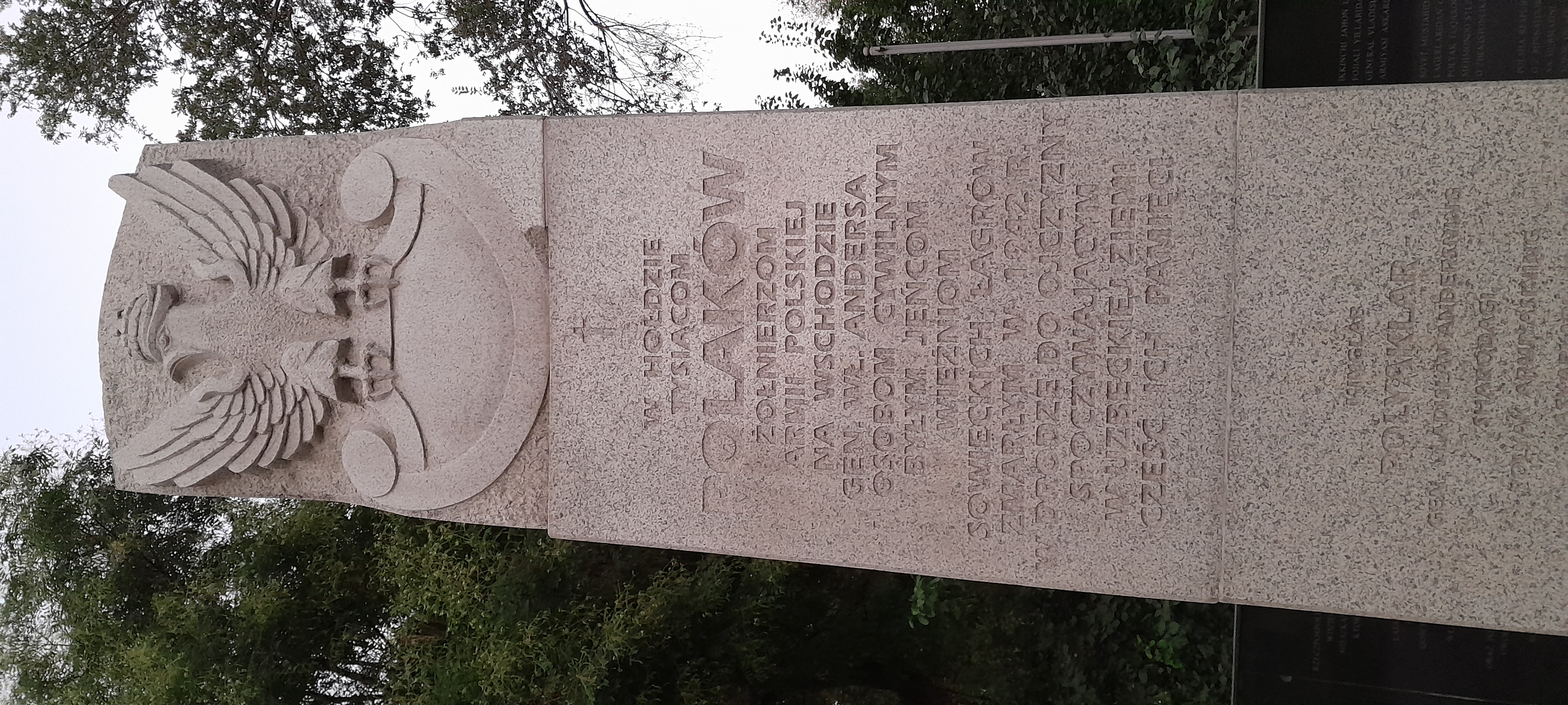 Fotografia przedstawiająca Memorial to the dead Poles in Tashkent