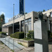 Fotografia przedstawiająca Bust of Nicolaus Copernicus next to the Planetarium in Brussels