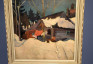 Photo montrant Peinture \"Paysage d\'hiver à Zakopane\" de Stanisław Ignacy Witkiewicz à la Galerie nationale hongroise de Budapest