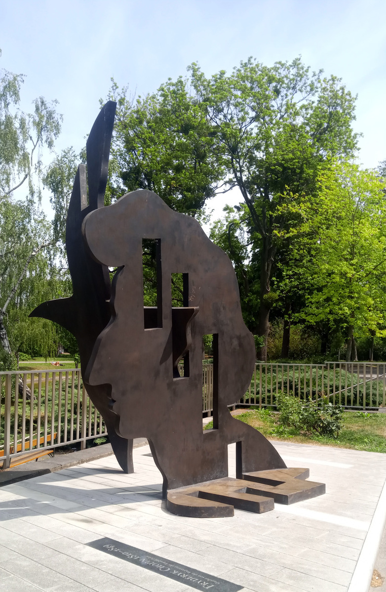 Fotografia przedstawiająca Monument to Frederic Chopin in Vienna