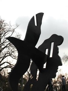 Fotografia przedstawiająca Monument to Frederic Chopin in Vienna