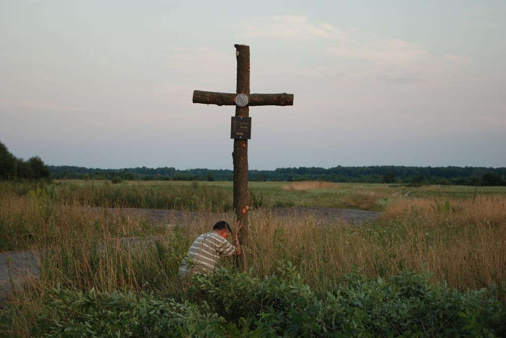 Fotografia przedstawiająca Grób ofiar Ukraińskiej Powstańczej Armii (UPA)