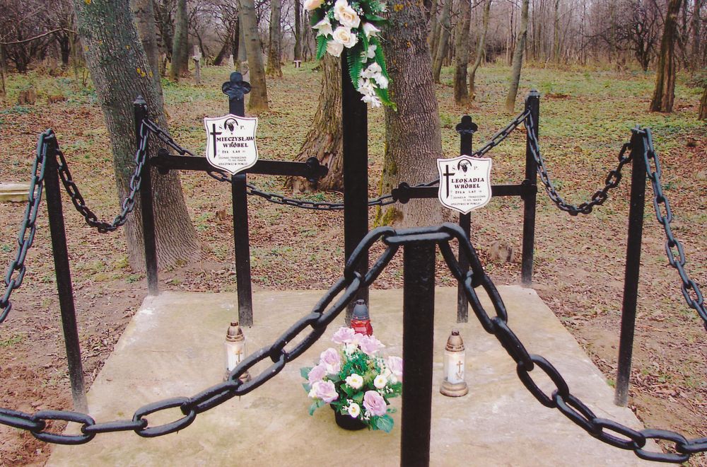 Photo showing Graves of Home Army soldiers and victims of the Ukrainian Insurgent Army (UPA)