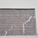 Photo showing Memorial plaque to Stanislaw Išora in Vilnius