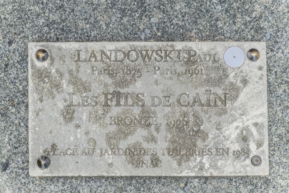 Fotografia przedstawiająca Monument to the Sons of Cain by Paul Landowski in Paris