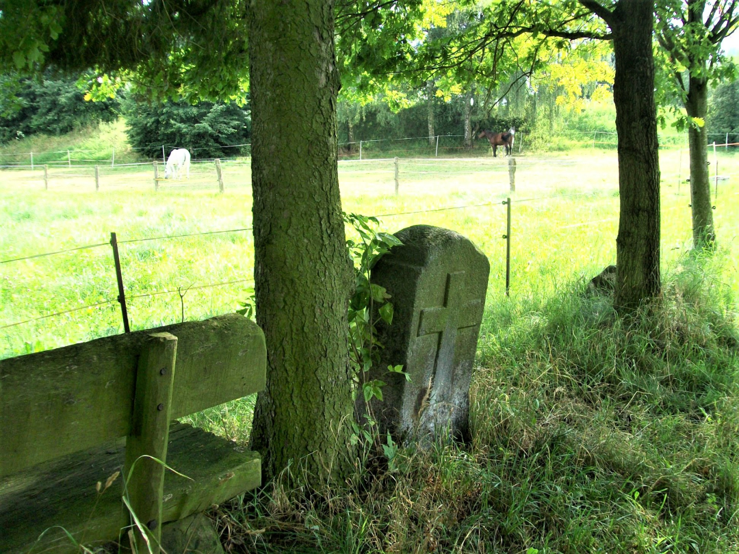 Fotografia przedstawiająca Nagrobek huzarów Księstwa Warszawskiego w saksońskim Eibau