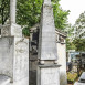 Fotografia przedstawiająca Mass grave with the remains of Prince Jozef Jan Giedroyc in the Montmartre cemetery in Paris