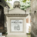 Fotografia przedstawiająca Tomb of Izydor Sobański coat of arms Junosza in Montmartre cemetery in Paris