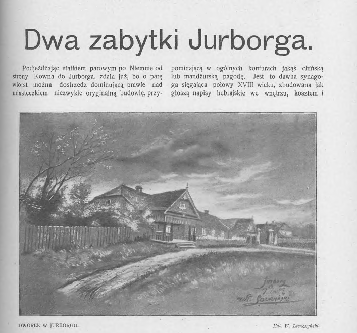 Fotografia przedstawiająca Zabytki Jurborga