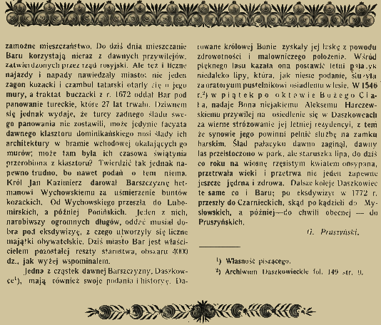 Сторінка з випуску 'Ziemia. Tygodnik Krajoznawczy Ilustrowany' 1911 року з статтею про фортецю в Барі. Містить текст і фото дерев'яної церкви в околицях Львова.