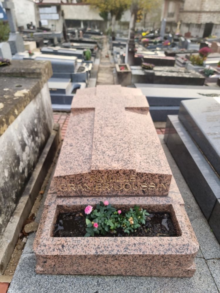 Photo showing Tombstone of Franciszka Granier in Montmorency cemetery