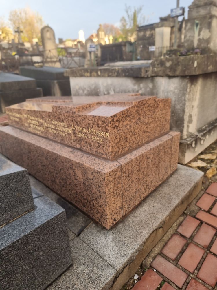 Photo showing Tombstone of Franciszka Granier in Montmorency cemetery