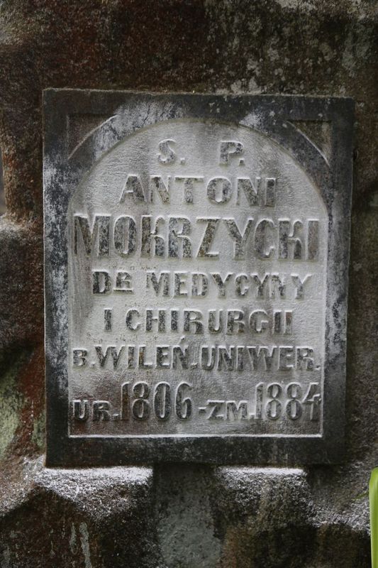 Fotografia przedstawiająca Tombstone of Antoni Mokrzycki