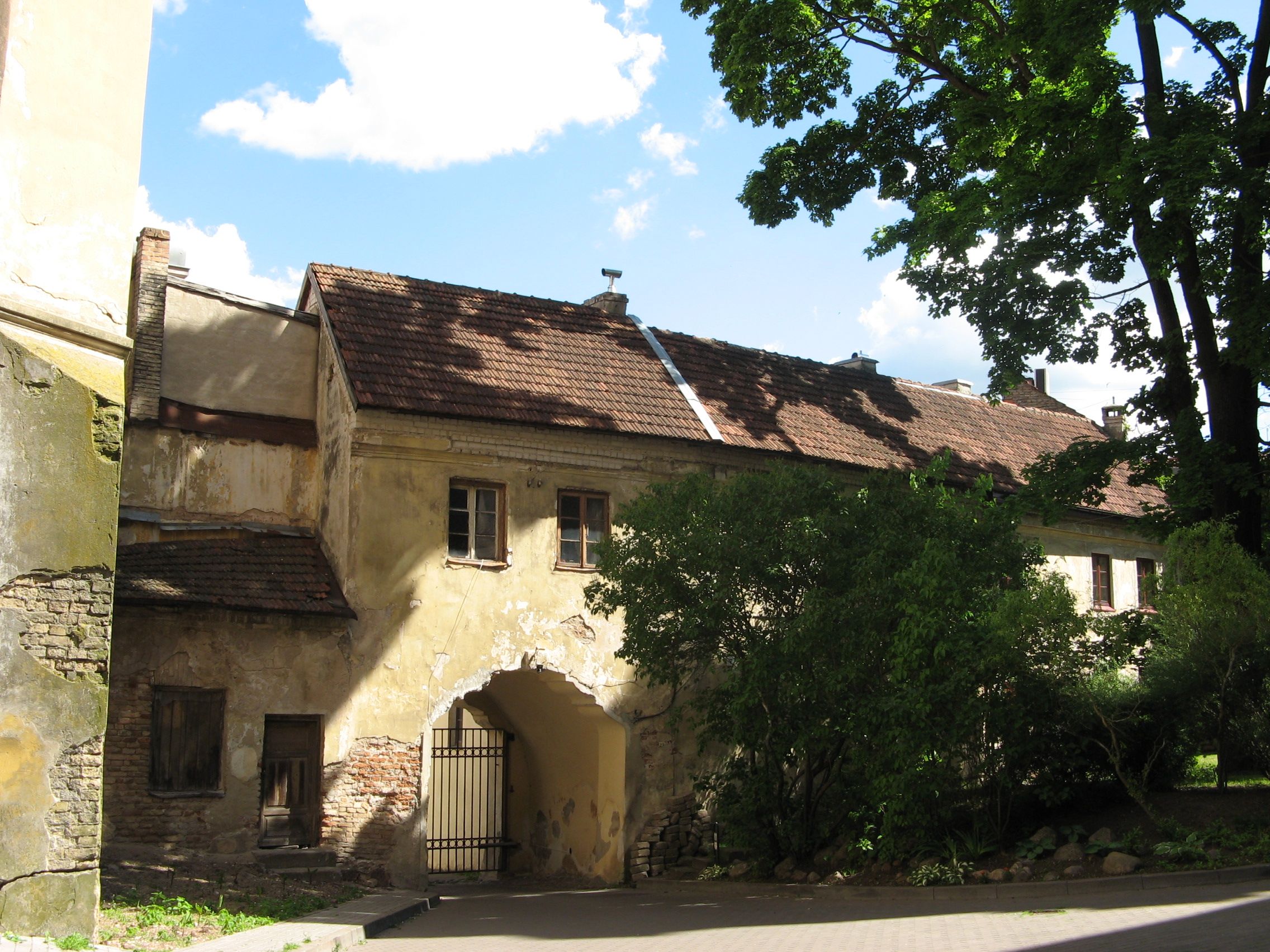 Fotografia przedstawiająca Conrad\'s cell in the Basilian monastery in Vilnius