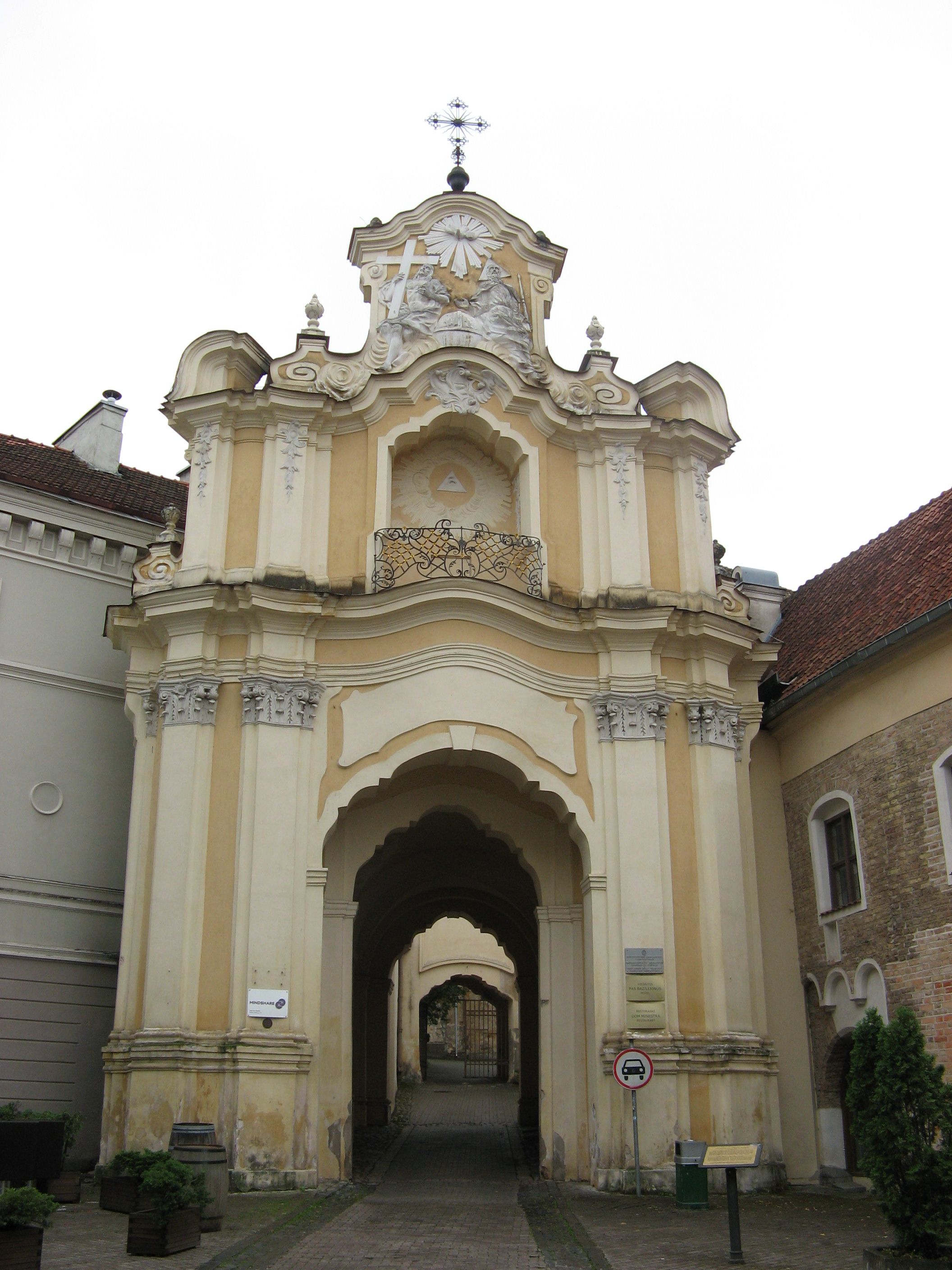 Fotografia przedstawiająca Conrad\'s cell in the Basilian monastery in Vilnius