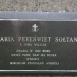 Fotografia przedstawiająca Tombstone of Franciszka Milicerova and Maria Pereświet Sołtan