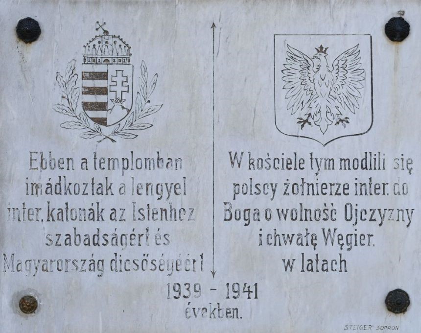 Photo showing Commemorations in connection with Polish wartime refugees in Hungary 1939-1945