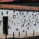 Photo showing Writers\' Wall in a Vilnius backstreet