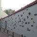 Photo showing Writers\' Wall in a Vilnius backstreet