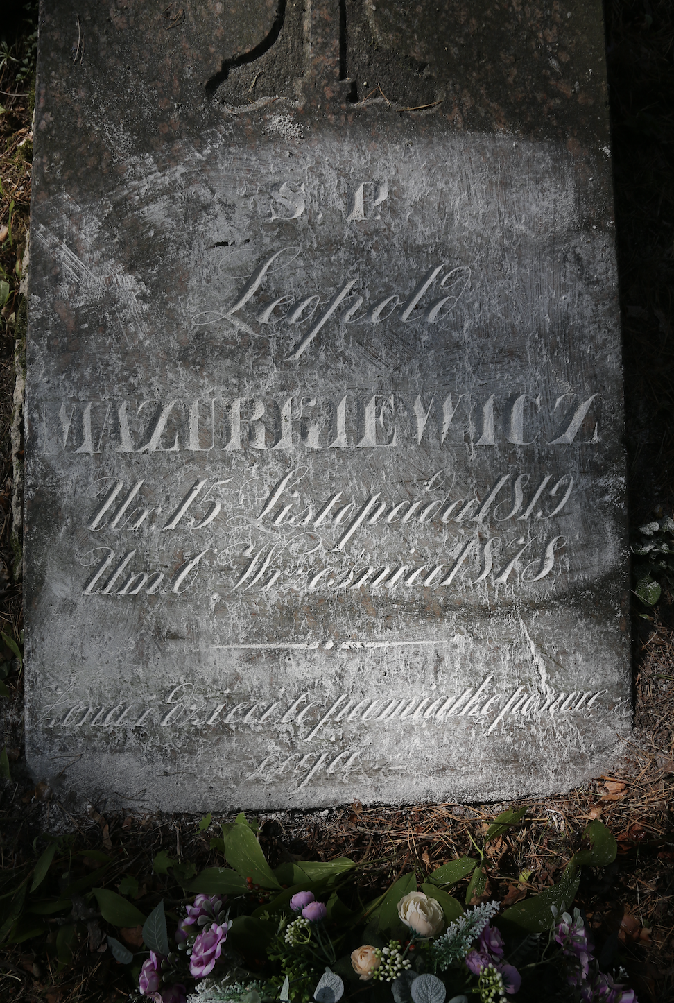 Fotografia przedstawiająca Tombstone of Leopold Mazurkiewicz