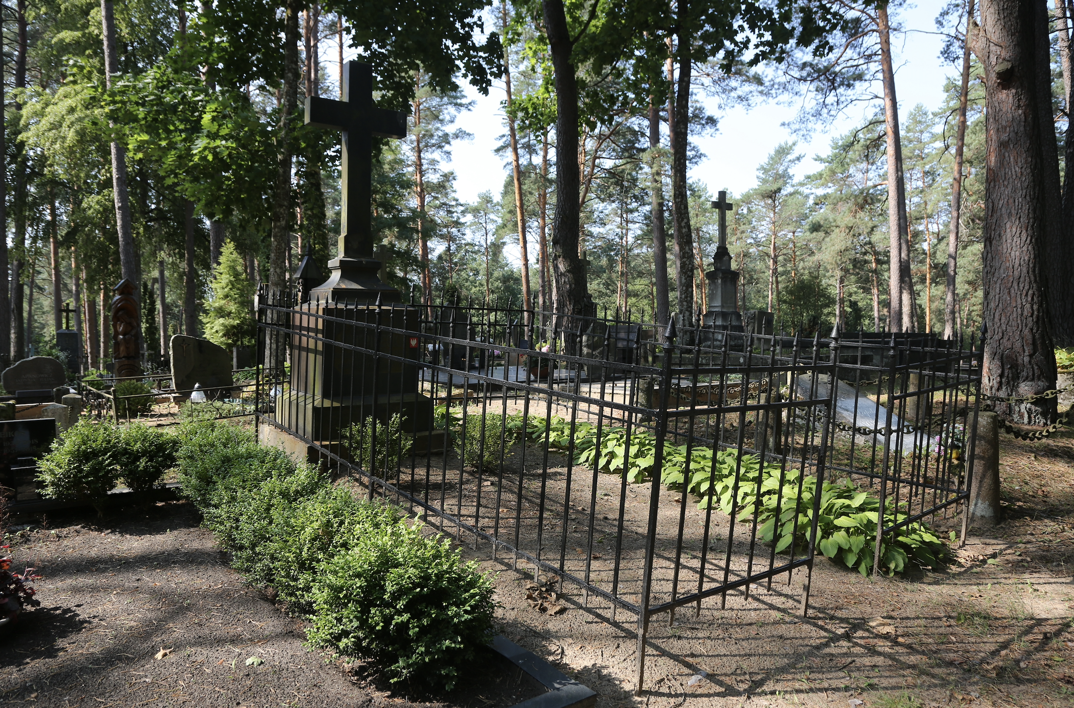 Fotografia przedstawiająca Nagrobek Jana Pileckiego