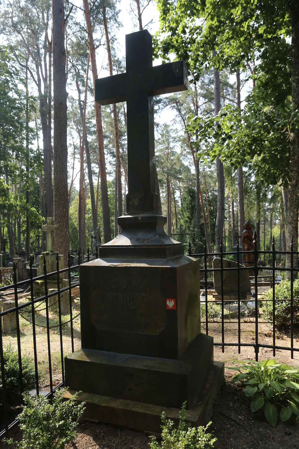 Fotografia przedstawiająca Tombstone of Jan Pilecki