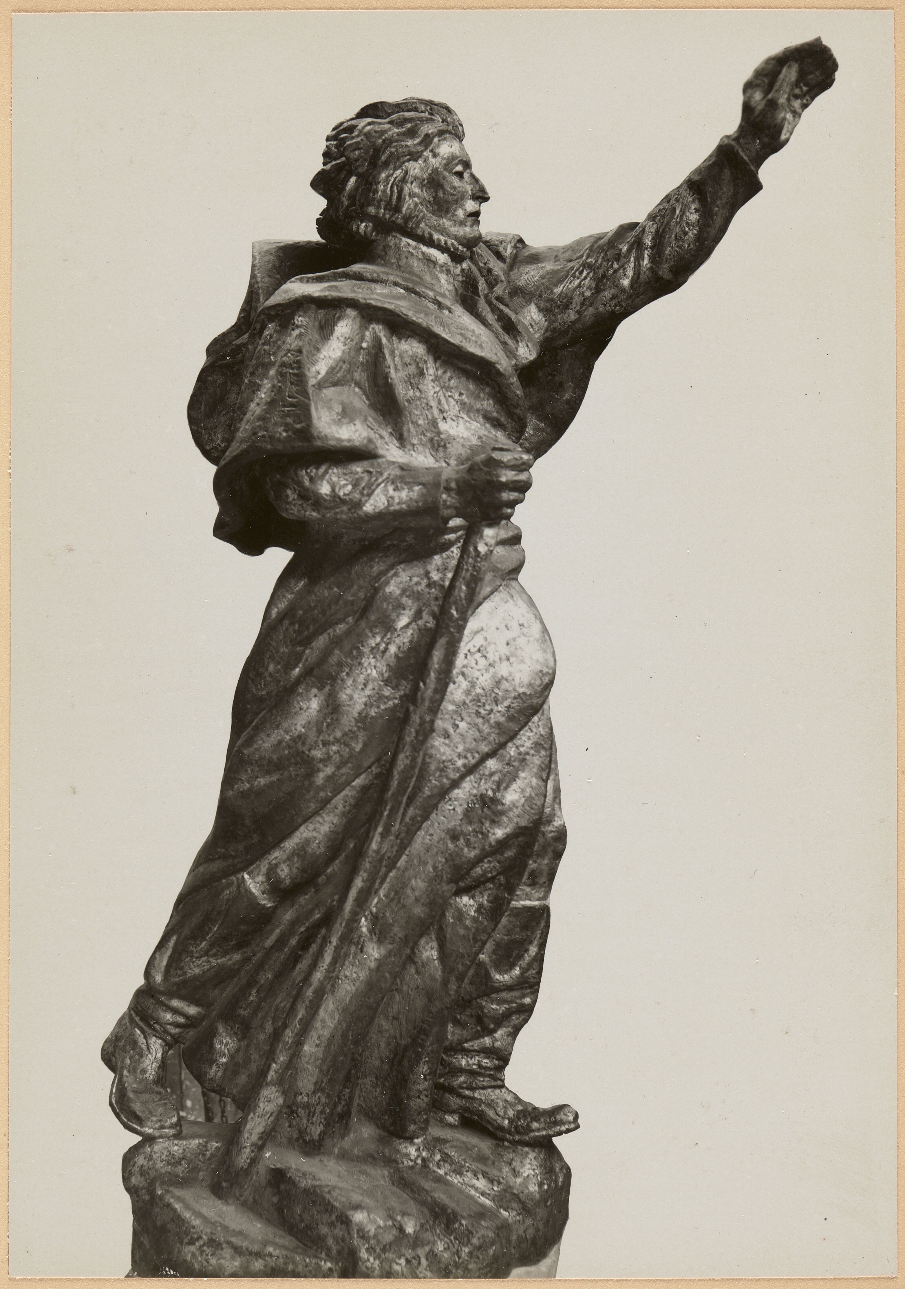 Photo showing Sculpture of Adam Mickiewicz by Émile Antoine Bourdelle at the Bourdelle Museum in Paris