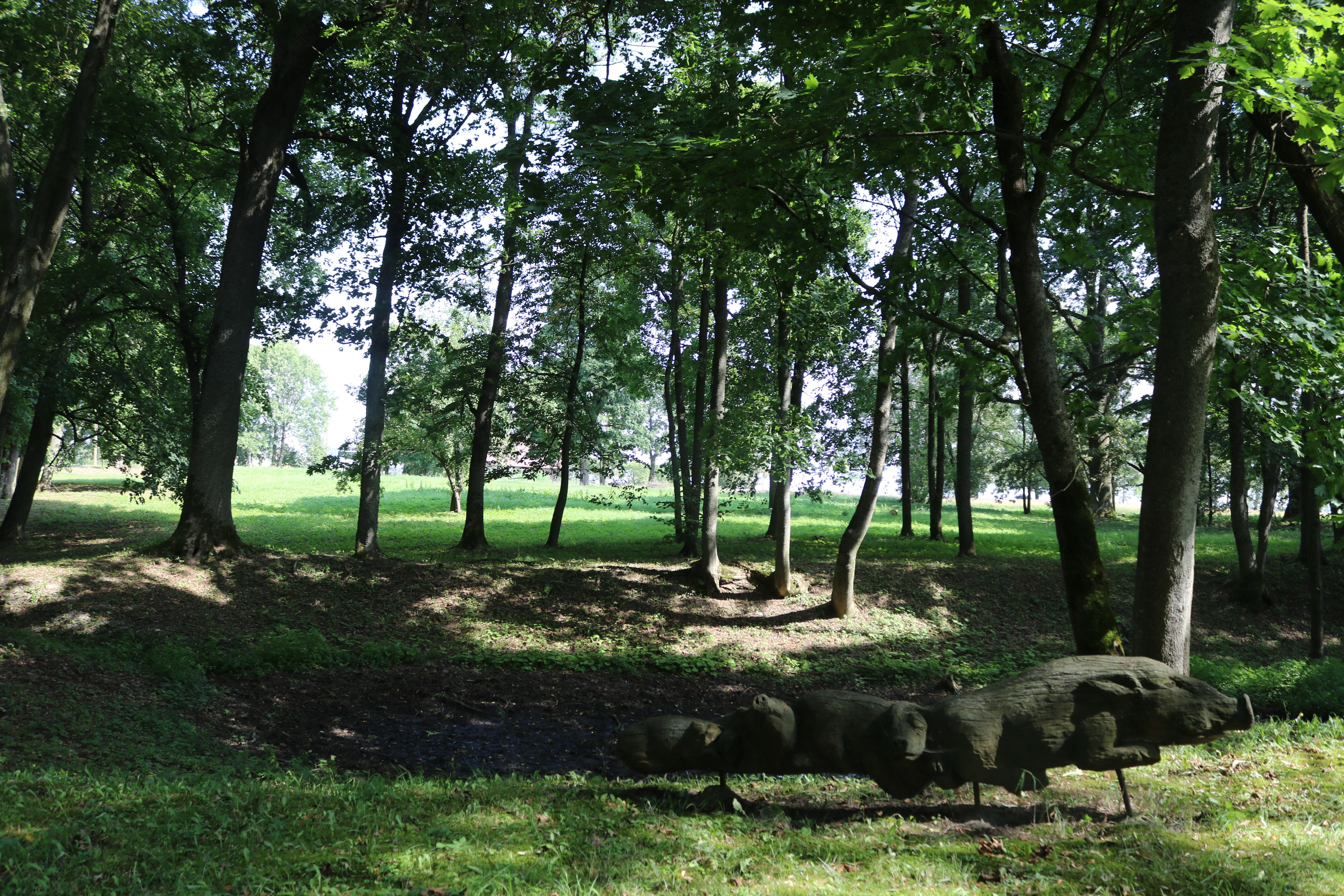 Fotografia przedstawiająca Remains of the Milosz family manor complex in Šetejny