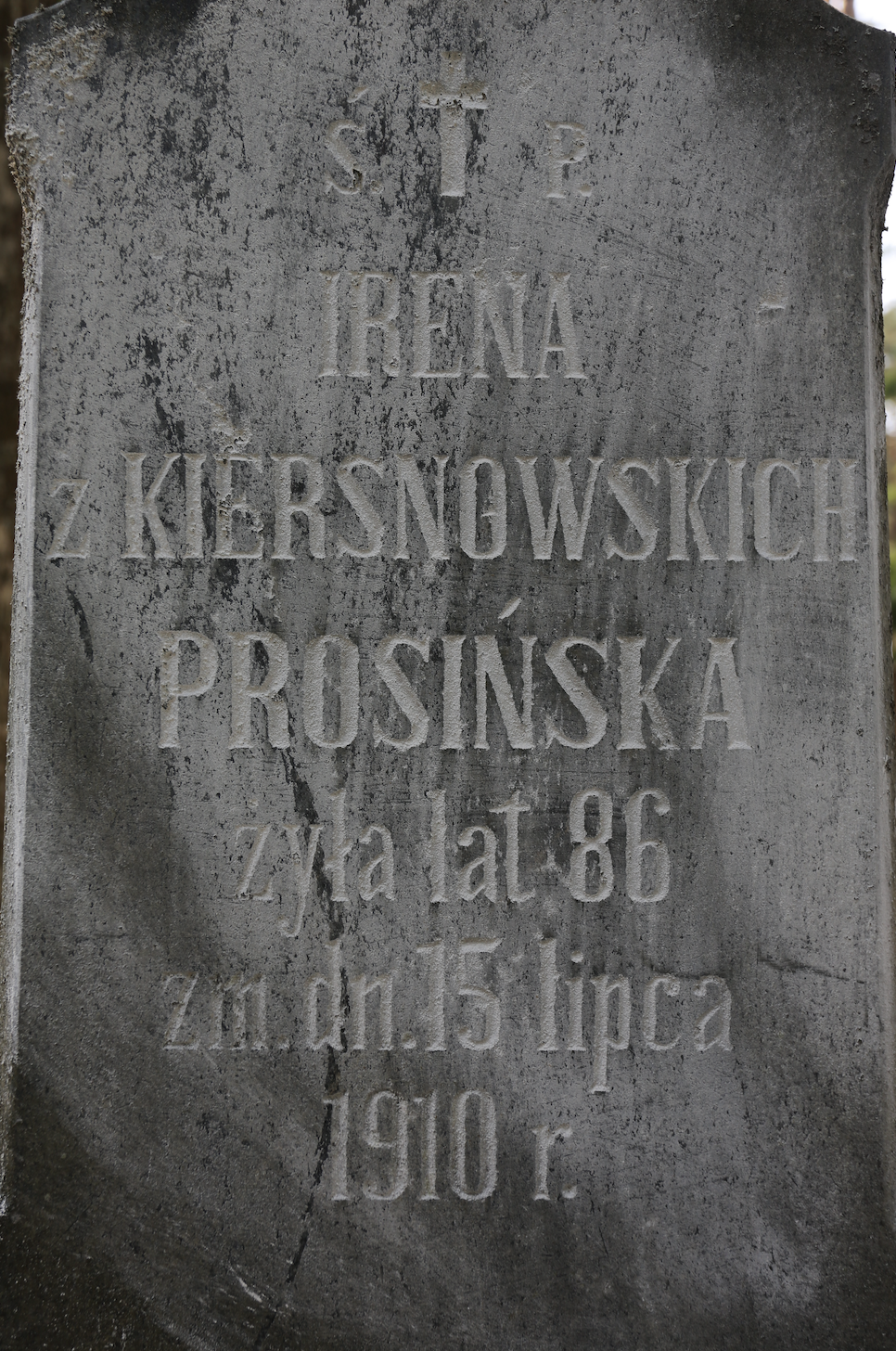 Fotografia przedstawiająca Tombstone of Irena and Maria Prosinski