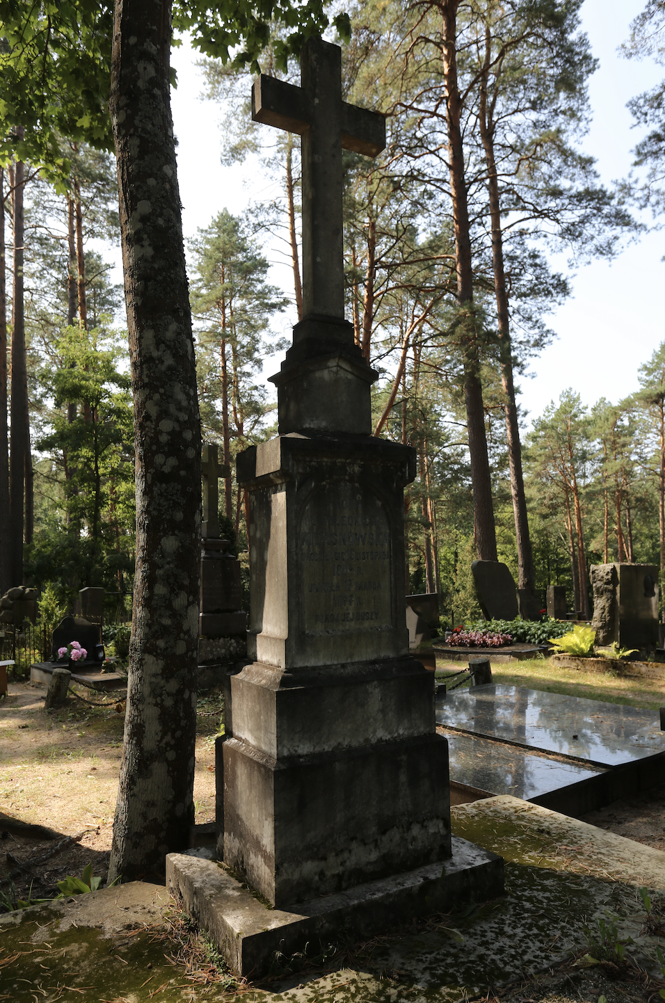 Fotografia przedstawiająca Aloisa Kiersnowska\'s gravestone