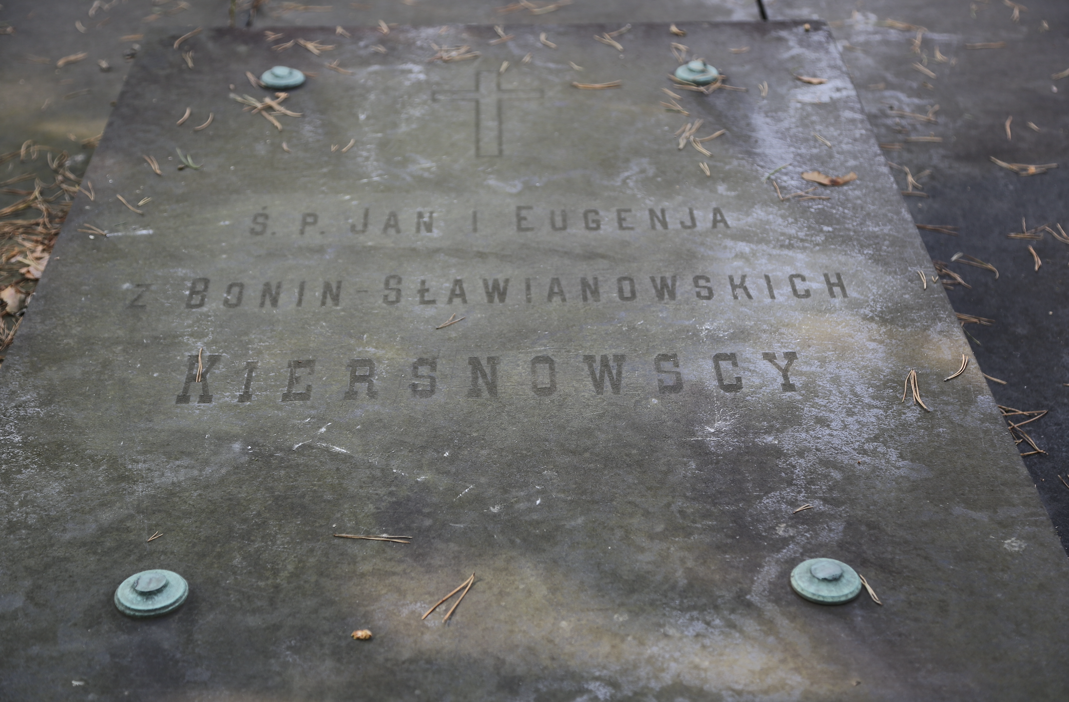 Fotografia przedstawiająca Tombstone of Jan and Eugenia Kiersnowski