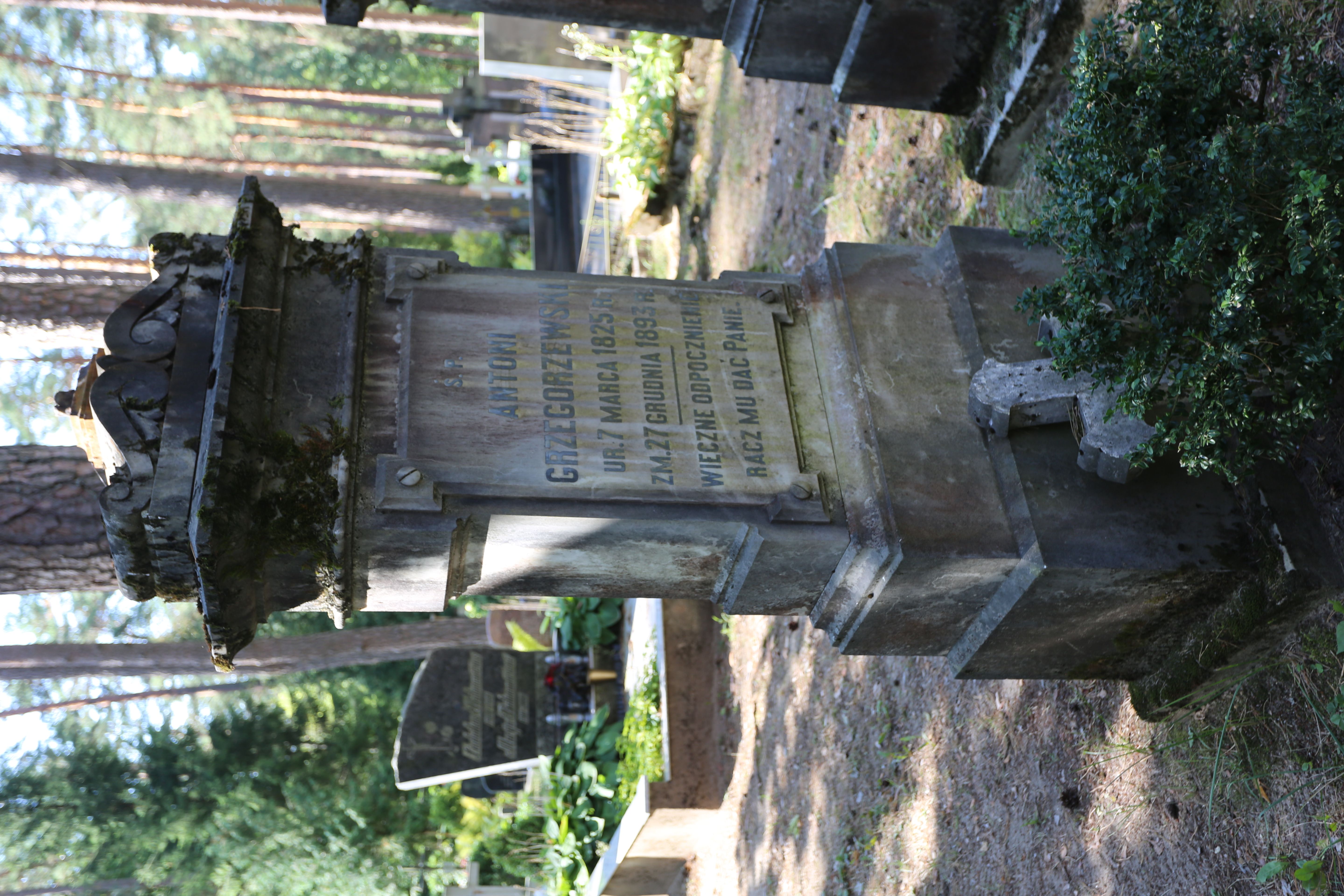 Fotografia przedstawiająca Tombstone of Antoni Grzegorzewski