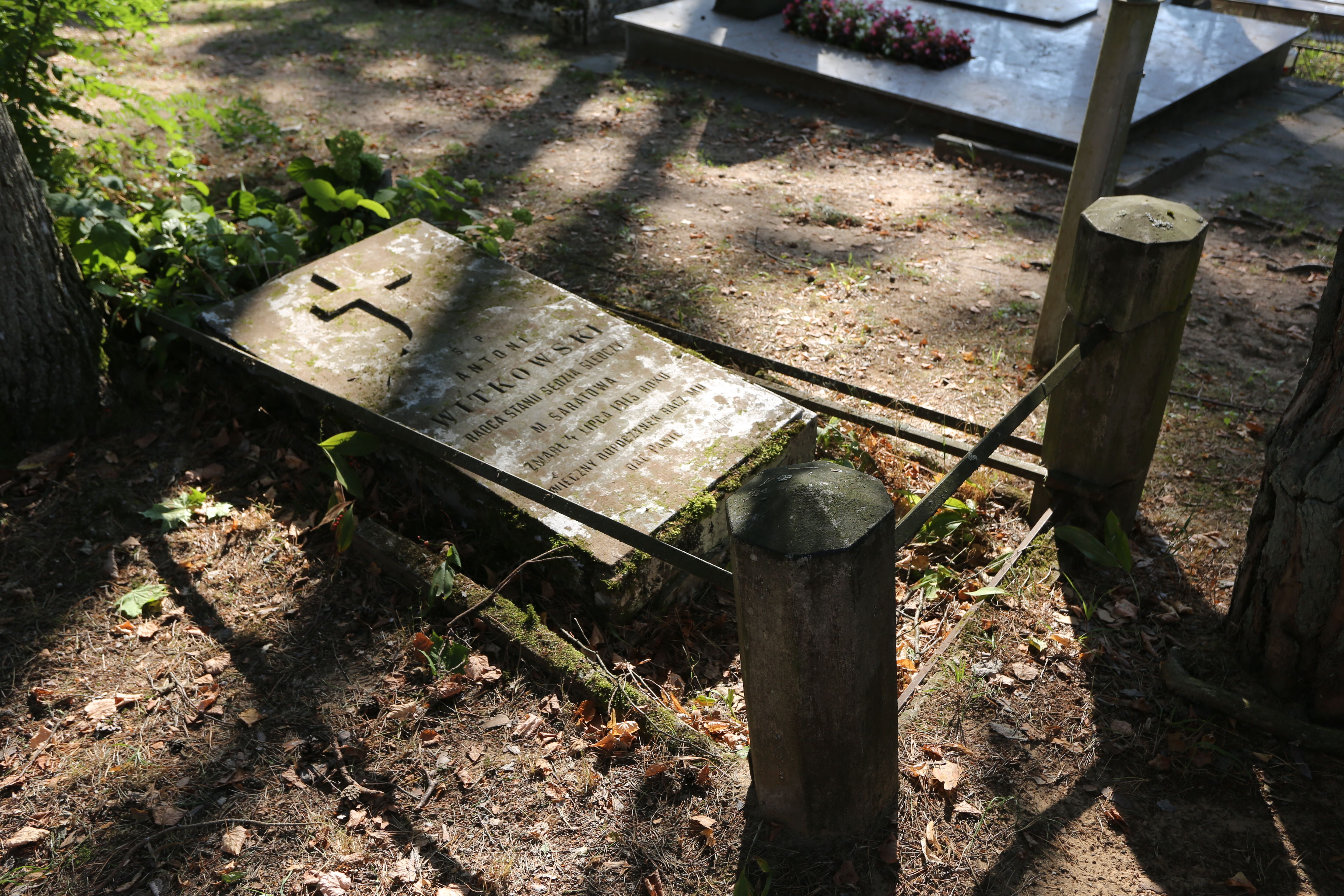 Fotografia przedstawiająca Tombstone of Antoni Witkowski