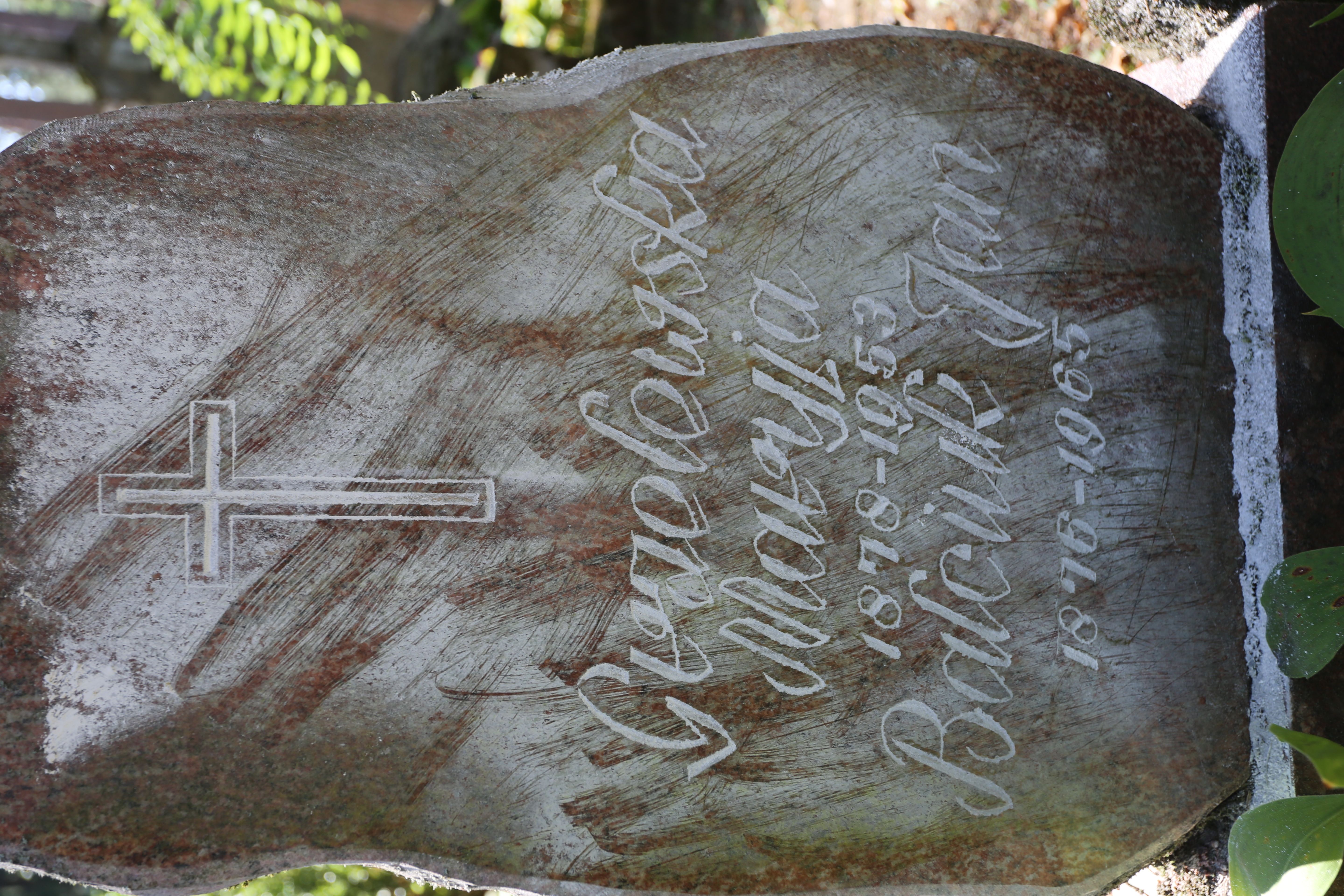 Fotografia przedstawiająca Tombstone of Maria Guzelewska and Jan Balchuk