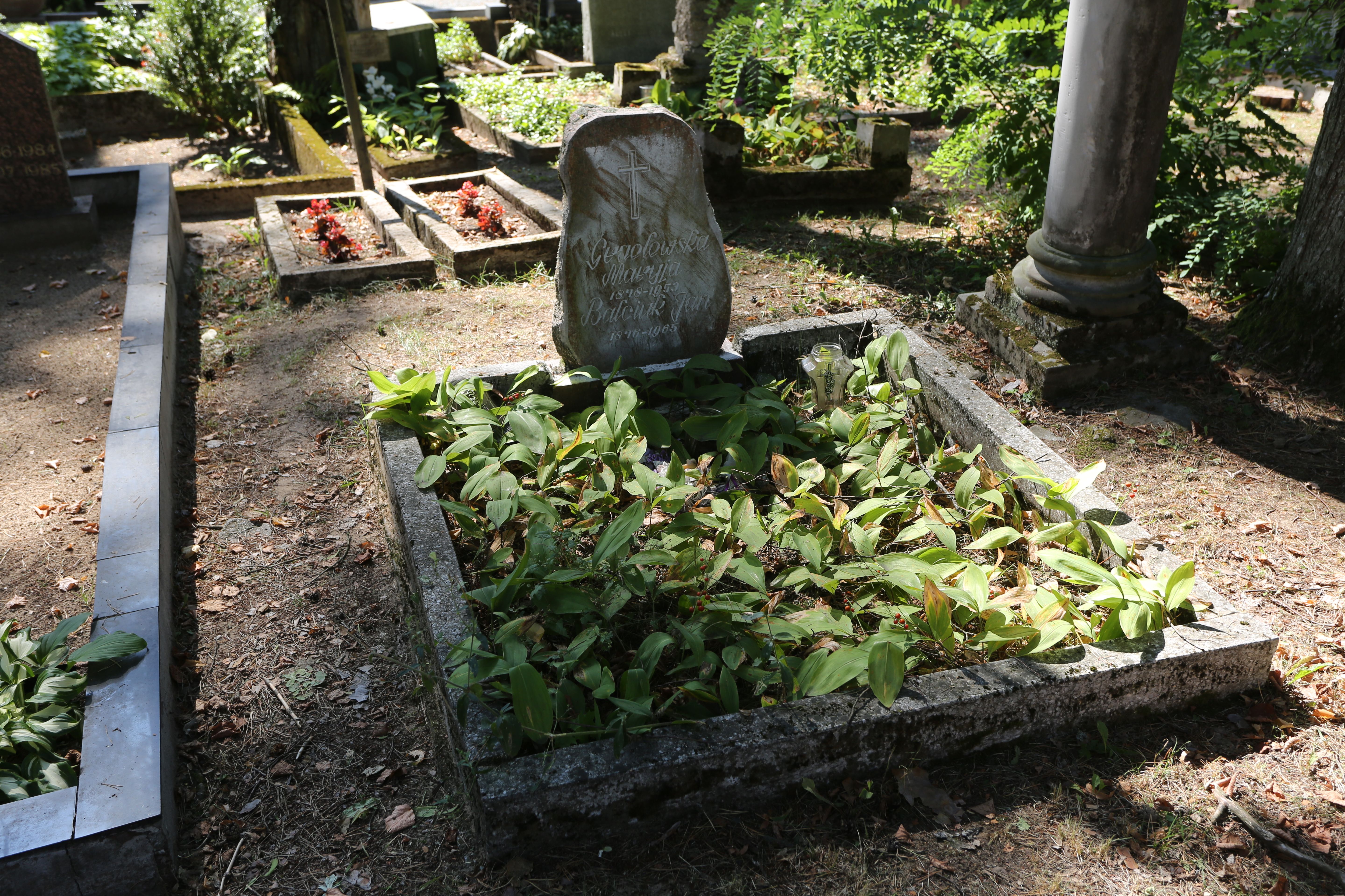 Fotografia przedstawiająca Tombstone of Maria Guzelewska and Jan Balchuk