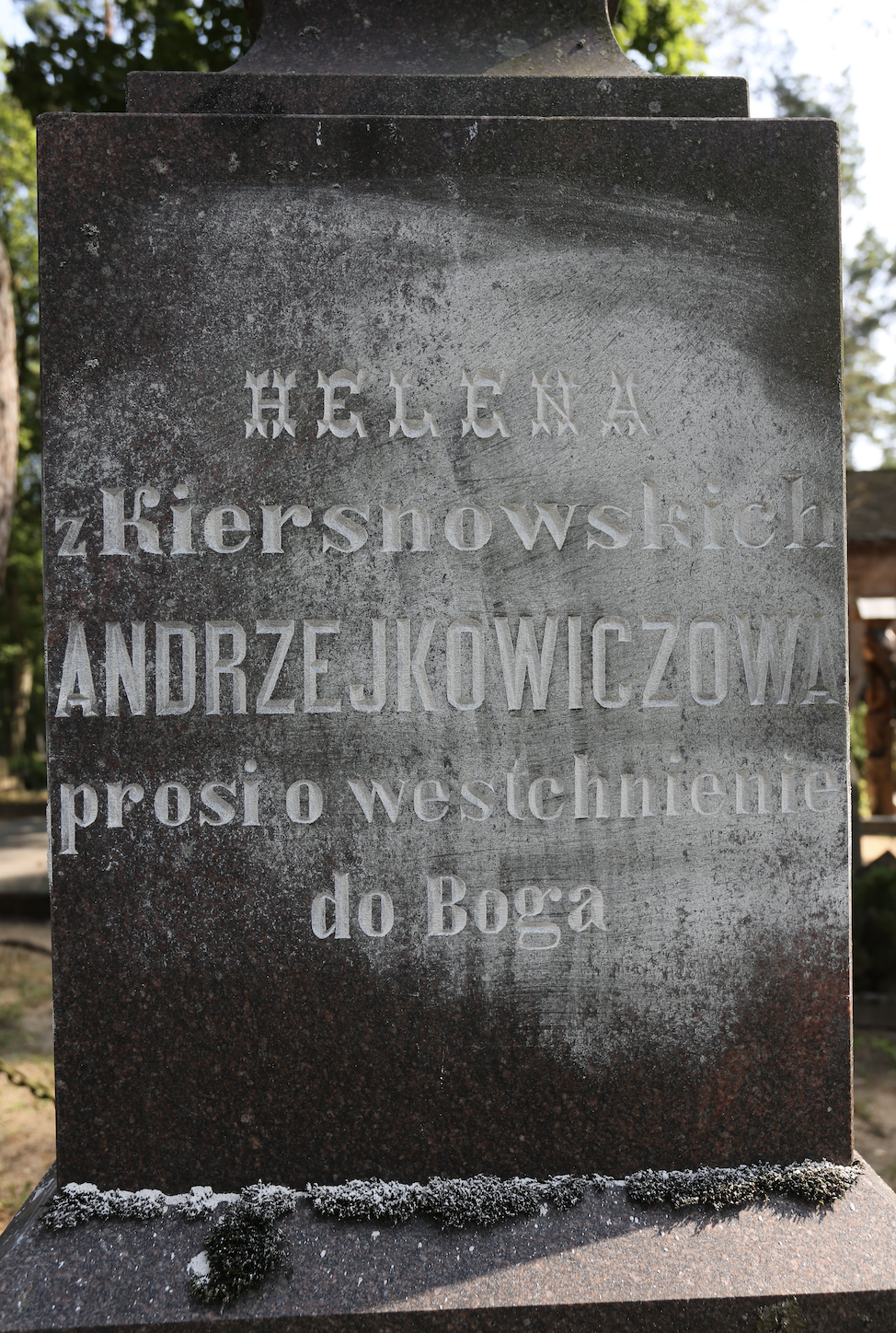 Fotografia przedstawiająca Tombstone of Aleksander and Helena Andrzejkowicz